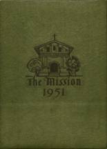 Mission High School 1951 yearbook cover photo