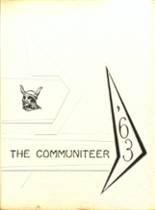 Community High School 1963 yearbook cover photo