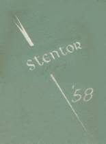 Coaldale High School 1958 yearbook cover photo