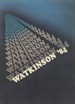 Watkinson High School 1984 yearbook cover photo
