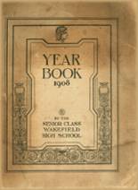 Wakefield Memorial High School 1908 yearbook cover photo