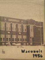 Macon High School 1956 yearbook cover photo