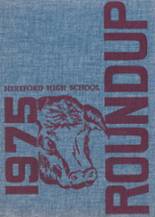 Hereford High School 1975 yearbook cover photo