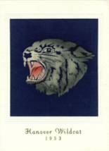 Hanover High School 1953 yearbook cover photo
