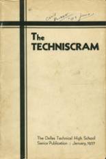 Dallas Technical High School 1937 yearbook cover photo