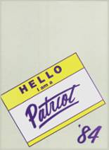 Patrick Henry High School 1984 yearbook cover photo
