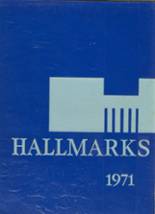 Hall High School 1971 yearbook cover photo