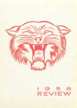 Superior High School 1958 yearbook cover photo