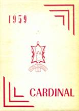 Warrensburg-Latham High School 1959 yearbook cover photo