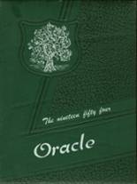 1954 Oakfield-Alabama High School Yearbook from Oakfield, New York cover image