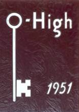 Oberlin High School 1951 yearbook cover photo