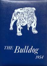 Bratton Union Consolidat High School 1954 yearbook cover photo
