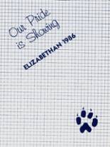 Elizabethtown Area High School 1986 yearbook cover photo