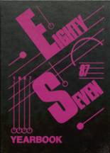 Geneva High School 1987 yearbook cover photo