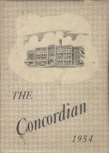 Concord High School 1954 yearbook cover photo