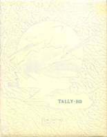 Tallula High School 1957 yearbook cover photo