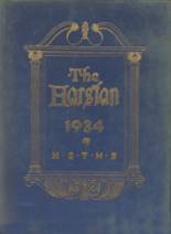 1934 Harter Stanford Township High School Yearbook from Flora, Illinois cover image