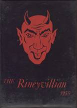 Rineyville High School 1955 yearbook cover photo