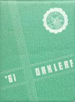 1961 Wood Memorial High School Yearbook from Oakland city, Indiana cover image