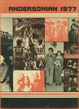 Anderson High School 1977 yearbook cover photo