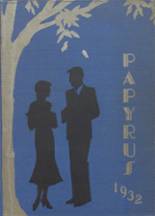 Pendleton Heights High School 1932 yearbook cover photo
