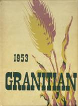 Granite High School 1953 yearbook cover photo