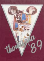 Thomasville High School 1989 yearbook cover photo