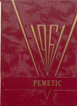Pemetic High School 1961 yearbook cover photo