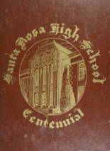 Santa Rosa High School 1976 yearbook cover photo