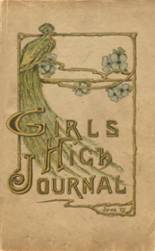 Girls High School 1913 yearbook cover photo