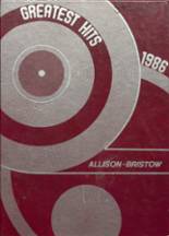 Allison-Bristow High School 1986 yearbook cover photo