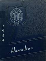 Harrodsburg High School 1954 yearbook cover photo