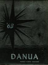 Dansville High School 1963 yearbook cover photo