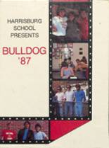 Harrisburg High School 1987 yearbook cover photo