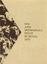 1975 Memorial High School Yearbook from Newark, California cover image