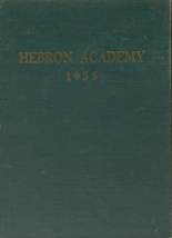 Hebron Academy 1955 yearbook cover photo