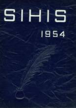 Sycamore Community Schools 1954 yearbook cover photo