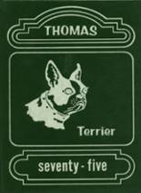 Thomas High School 1975 yearbook cover photo