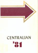 Central High School 1981 yearbook cover photo