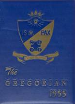 St. Gregory High School 1955 yearbook cover photo