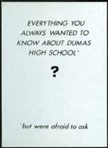 Dumas High School 1975 yearbook cover photo