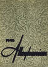 Clifton Forge High School 1940 yearbook cover photo