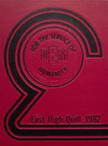 1982 East High School Yearbook from Des moines, Iowa cover image