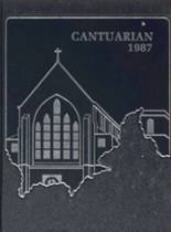 Canterbury High School 1987 yearbook cover photo