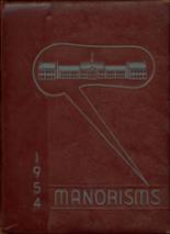 Livingston Manor Central School 1954 yearbook cover photo