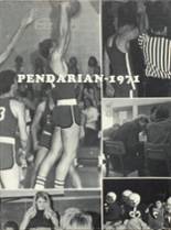 Pender High School 1971 yearbook cover photo