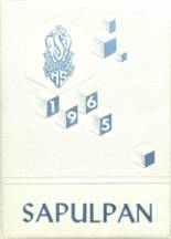 Sapulpa High School 1965 yearbook cover photo