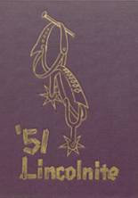 1951 Lincoln Community High School Yearbook from Lincoln, Illinois cover image
