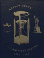 1984 Meadow Creek Christian High School Yearbook from Andover, Minnesota cover image