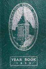 Brookline High School 1935 yearbook cover photo